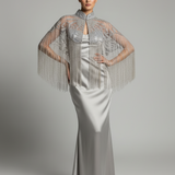 Gleaming Bisou Cape with Tassels