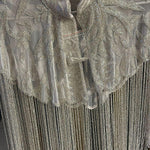 Gleaming Bisou Cape with Tassels - Bansri Mehta Design