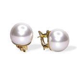20mm Half Pearl Stud Earring - Bansri Mehta Design