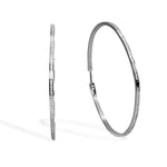 Slim Oversize Hoop Earrings - Bansri Mehta Design