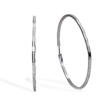 Slim Oversize Hoop Earrings - Bansri Mehta Design