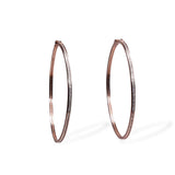 Slim Oversize Hoop Earrings - Bansri Mehta Design