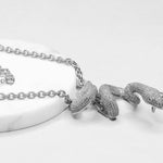BE CALM SERPENTINE NECKLACE - Bansri Mehta Design
