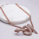 BE CALM SERPENTINE NECKLACE - Bansri Mehta Design