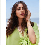 Shades Of The Sand Shell Necklace & Bracelet Set - Bansri Mehta Design