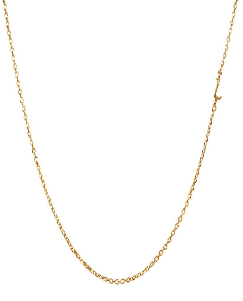 Mini Initial Chain Necklace - Bansri Mehta Design