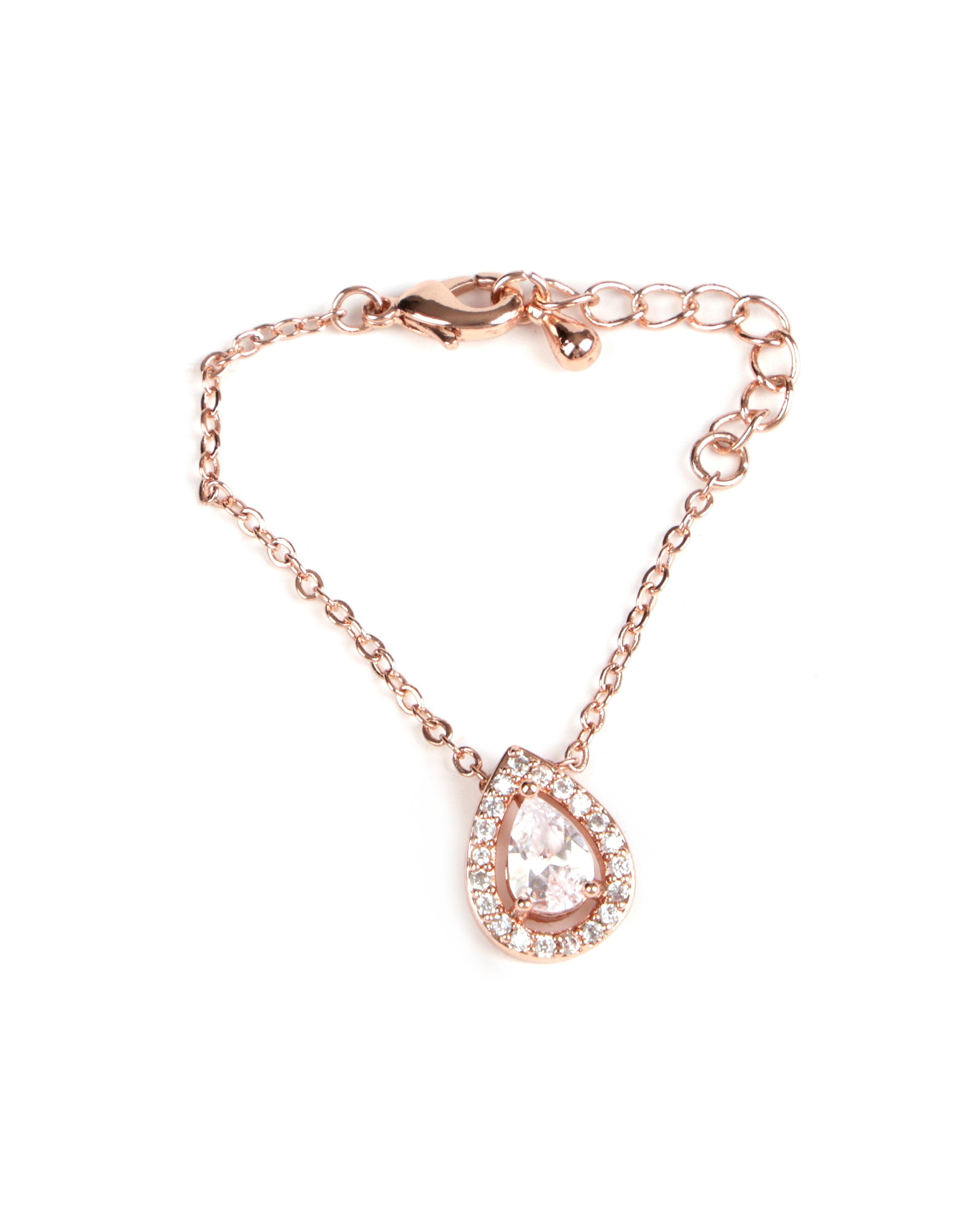 Pear Shape Solitaire Watch Charm - Bansri Mehta Design
