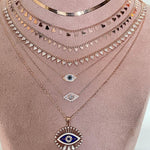 Mini Hearts Collar Chain Necklace - Gold - Bansri Mehta Design