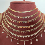 Zigzag V Shaped Collar Chain Necklace - Bansri Mehta Design