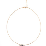 CZ Encrusted Evil Eye Necklace - Bansri Mehta Design