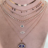 Slithering Snake Silver Chain Necklace - Bansri Mehta Design