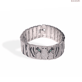 Link Panther Face Diamonte Choker Necklace - Bansri Mehta Design