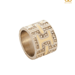 Enamel Band Ring - Bansri Mehta Design