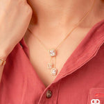 Baguette Diamond Solitaire Set - Bansri Mehta Design