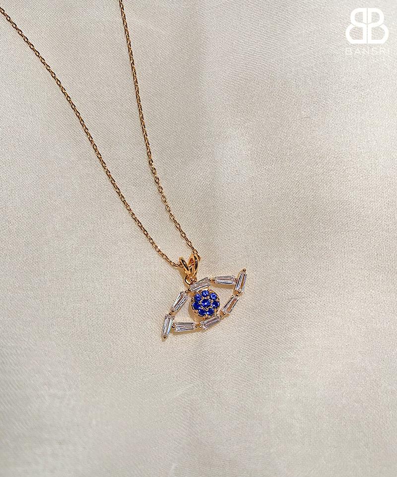 Baguette Third Eye Necklace - Bansri Mehta Design