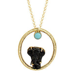Safari Elephant Carved Pendant Necklace - Bansri Mehta Design