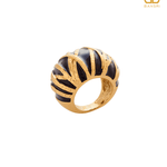 Enamel Stripey Ring - Bansri Mehta Design