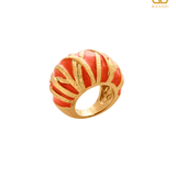 Enamel Stripey Ring - Bansri Mehta Design