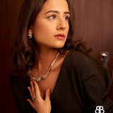 Le Panthera Rosegold Collar Necklace & Bracelet & Earring Set - Bansri Mehta Design