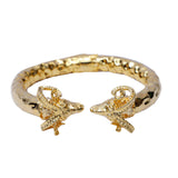 Animal Head Bracelet Cuff - Bansri Mehta Design
