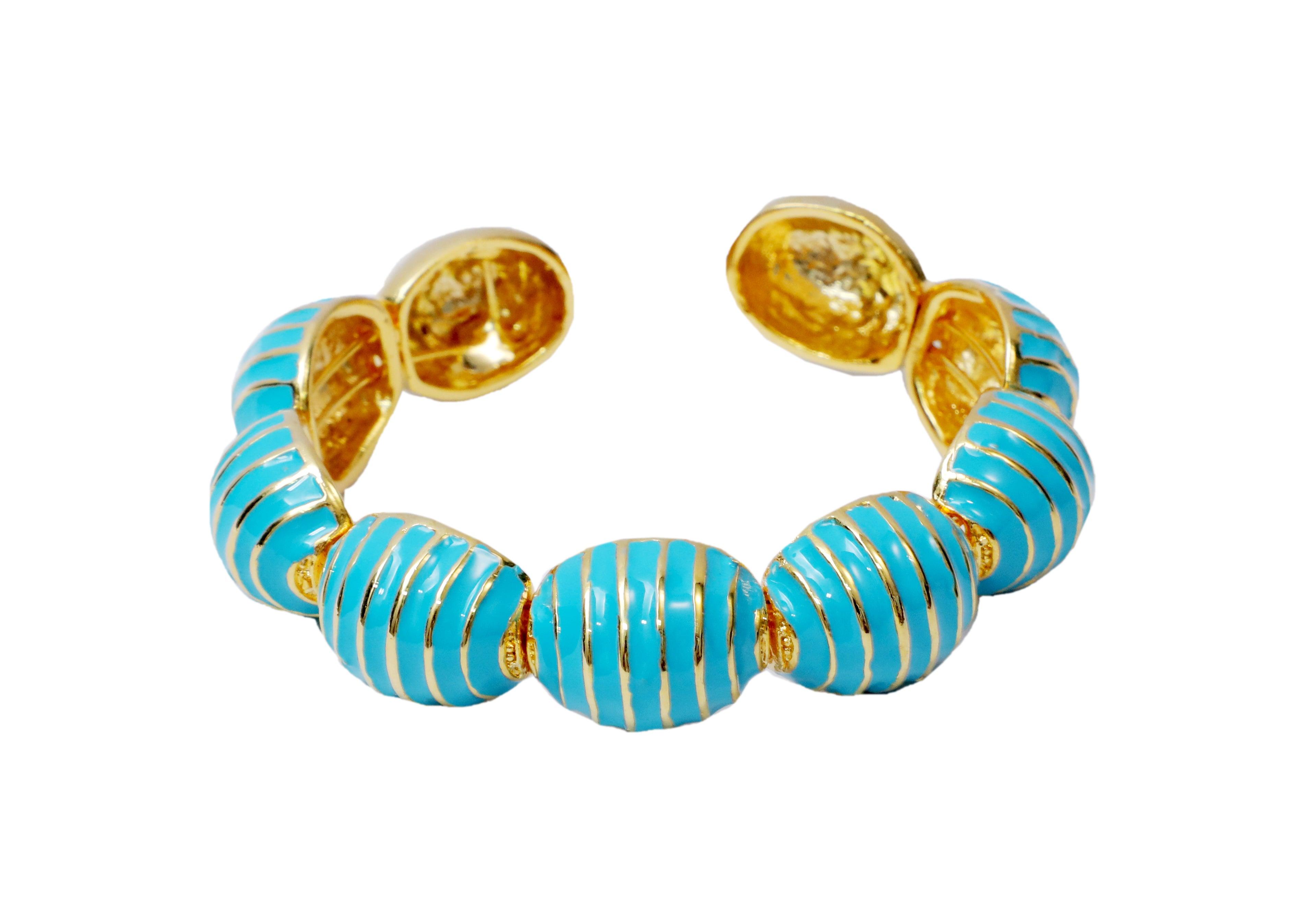 Sara Enamel Bangle Bracelet - Bansri Mehta Design