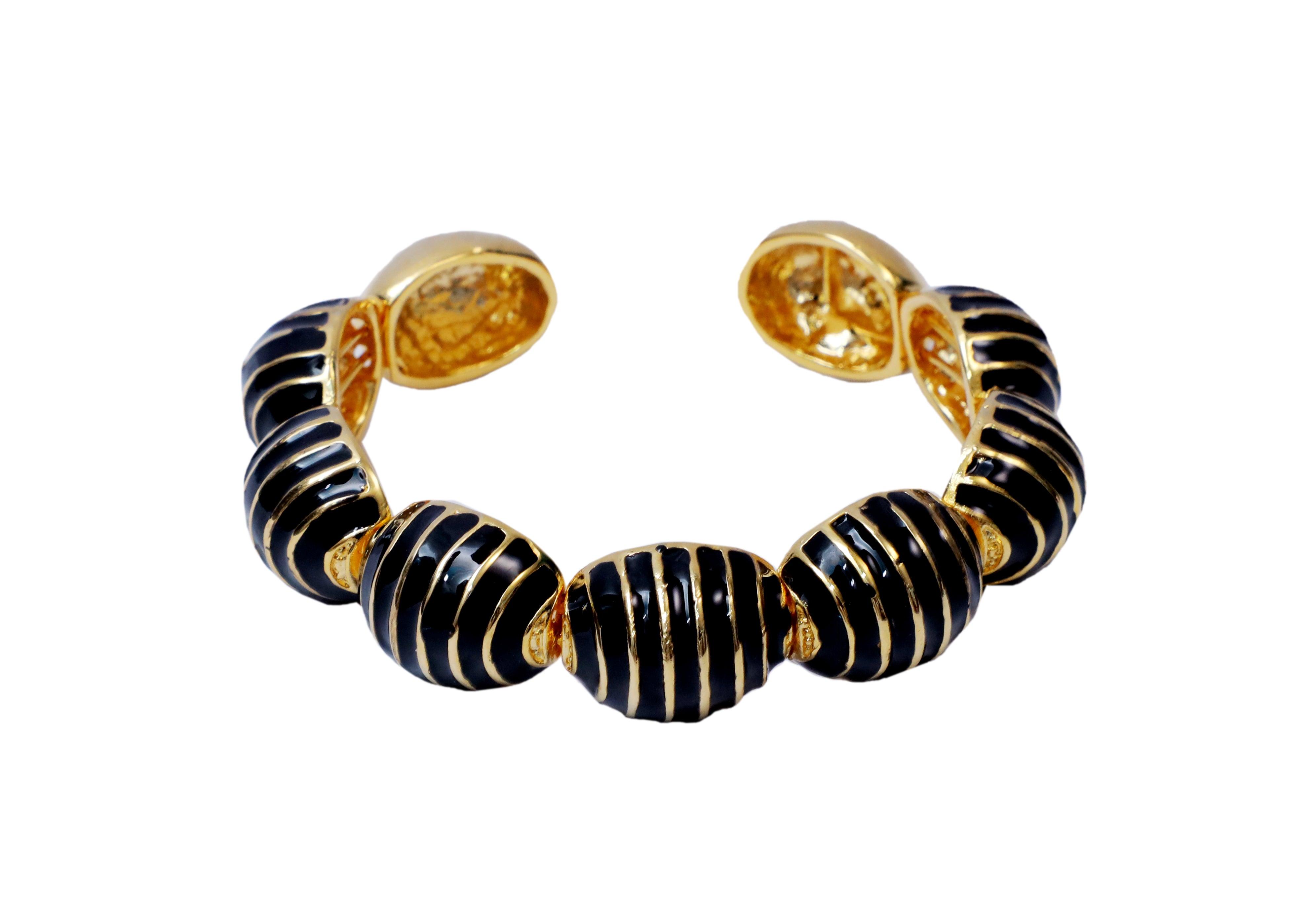 Sara Enamel Bangle Bracelet - Bansri Mehta Design