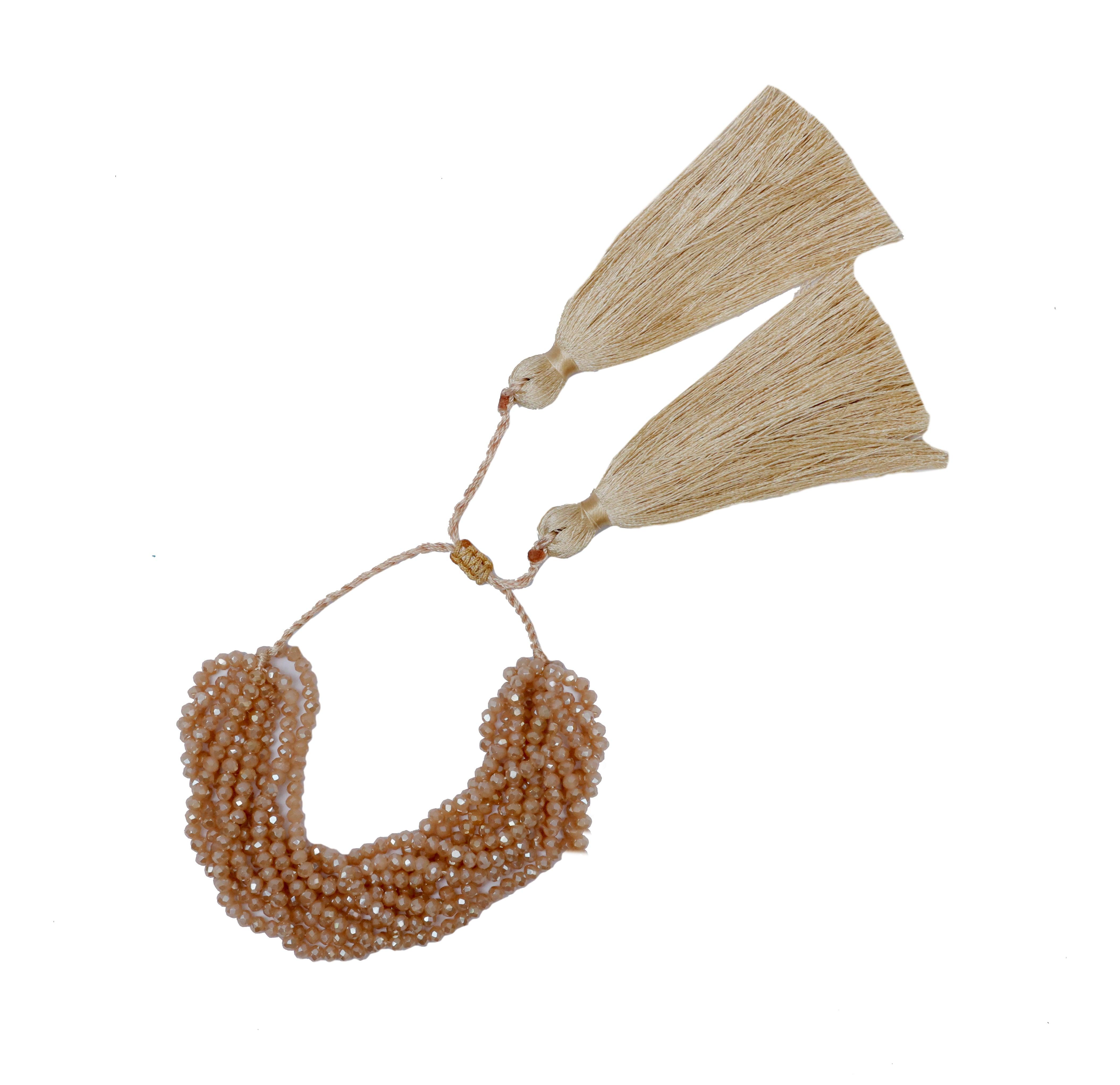 Party Princess Tassel Beaded Bracelet - Bansri Mehta Design