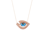 Gorgeous Glam Evil Eye Necklace - Bansri Mehta Design