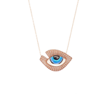 Gorgeous Glam Evil Eye Necklace - Bansri Mehta Design