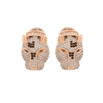 Le Panthera Rosegold Collar Necklace & Bracelet & Earring Set - Bansri Mehta Design