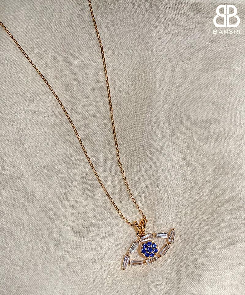 Baguette Third Eye Necklace - Bansri Mehta Design