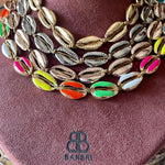 Rose Gold Cowrie Shell Necklace & Bracelet/Anklet Set - Bansri Mehta Design