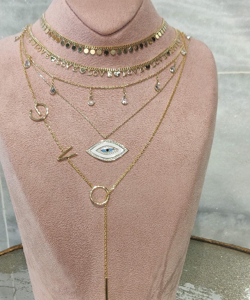 Spread The Love Collar Chain Necklace - Bansri Mehta Design