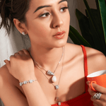 Baguette Diamond Solitaire Set - Bansri Mehta Design