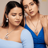 BE CALM SERPENTINE NECKLACE - Bansri Mehta Design