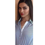 Layered Evil Eye Hamsa Necklace with Swarovski Crystals - Bansri Mehta Design