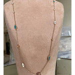 Mini Evil Eye Long Wrap Necklace - Bansri Mehta Design