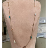 Mini Evil Eye Long Wrap Necklace - Bansri Mehta Design