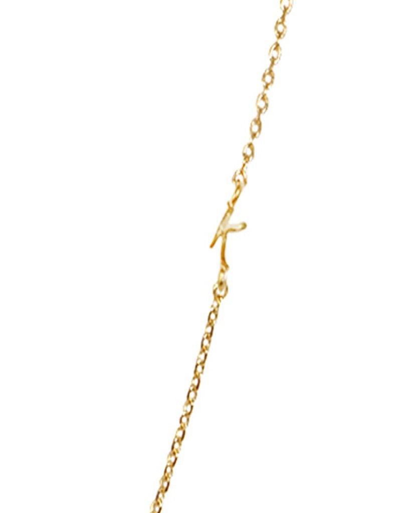 Mini Initial Chain Necklace - Bansri Mehta Design