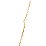 Mini Initial Chain Necklace - Bansri Mehta Design