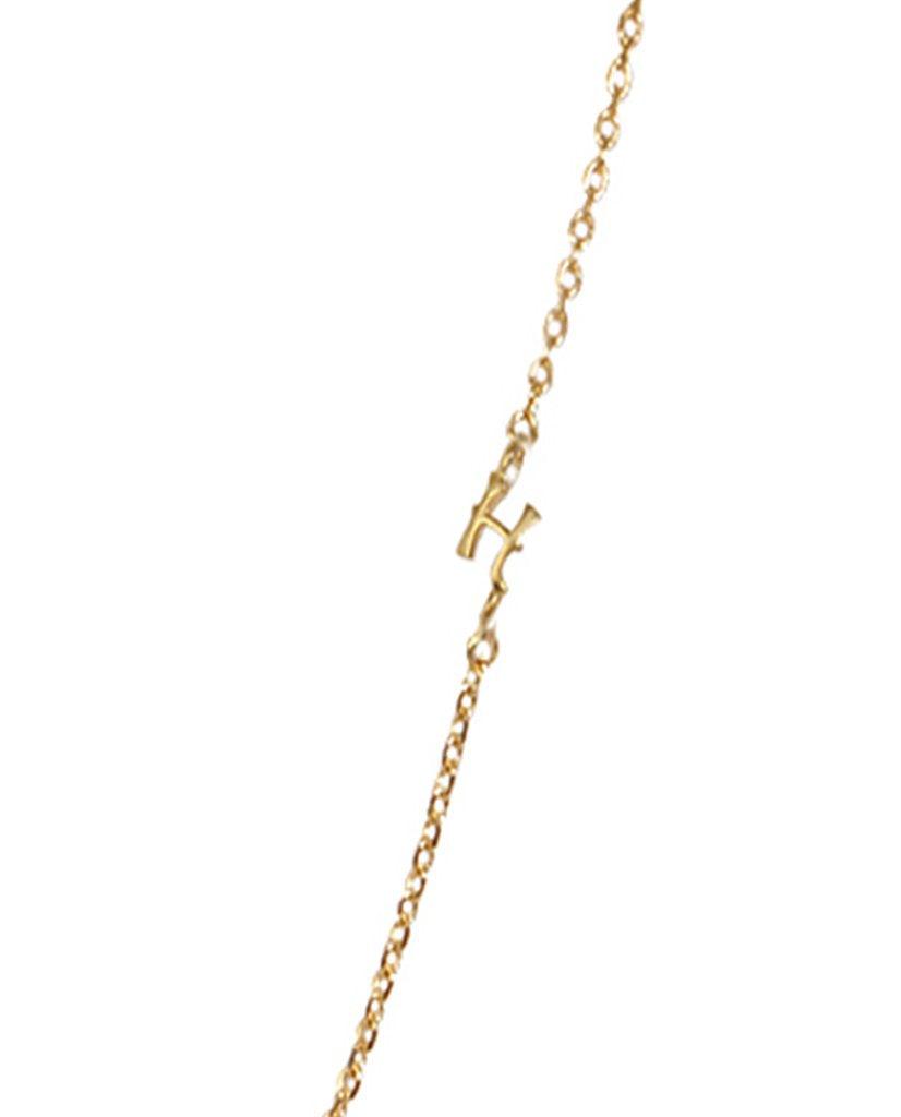 Mini Initial Chain Necklace - Bansri Mehta Design