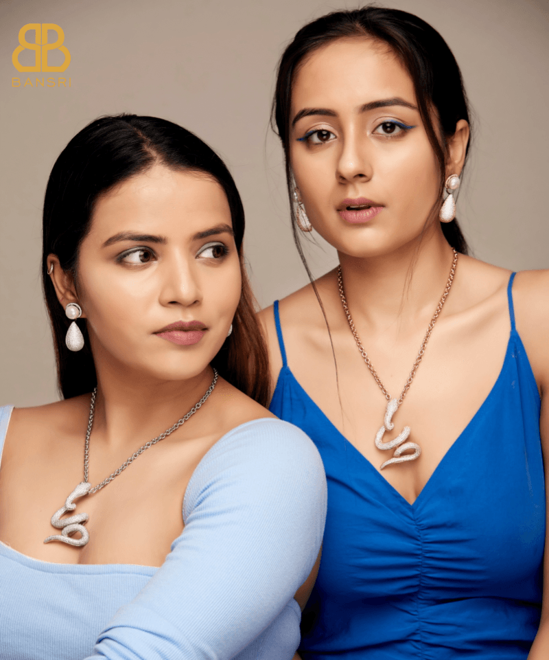 BE CALM SERPENTINE NECKLACE - Bansri Mehta Design
