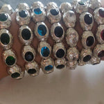 Bedazzle Flexi Bangle Bracelet - Silver - Bansri Mehta Design