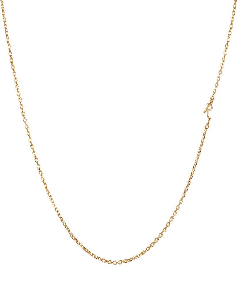 Mini Initial Chain Necklace - Bansri Mehta Design