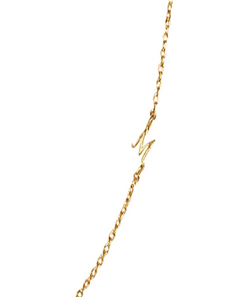 Mini Initial Chain Necklace - Bansri Mehta Design