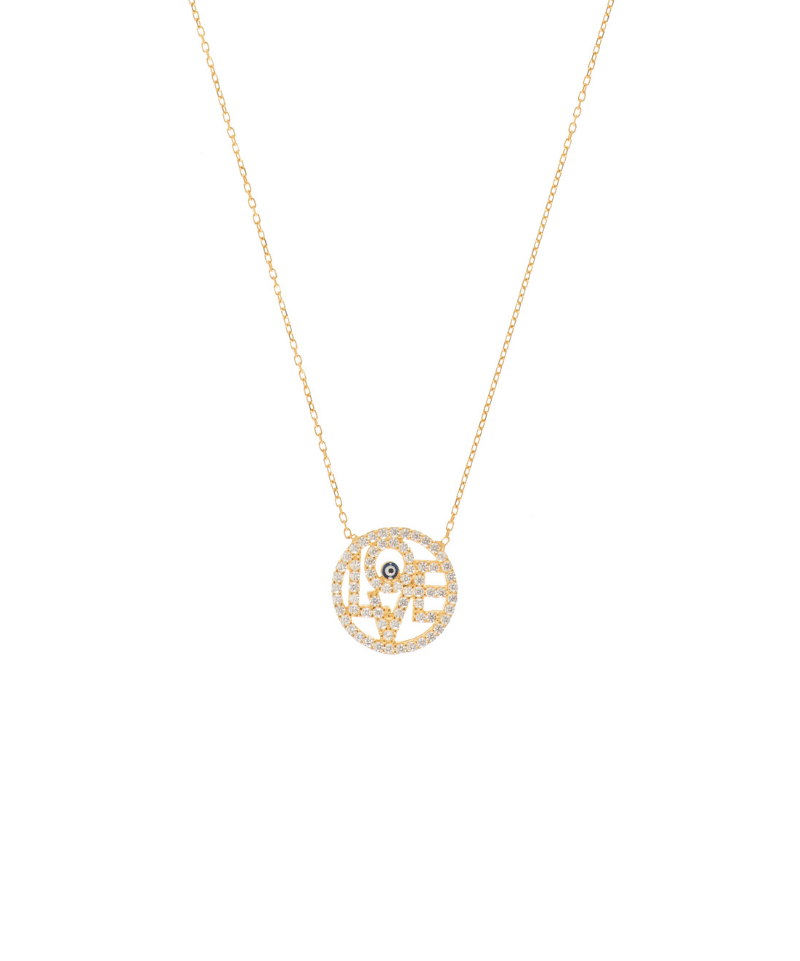 Love With All Your Heart Medallion Necklace - Bansri Mehta Design