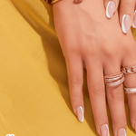 Criss Cross Crystal Statement Ring - Bansri Mehta Design