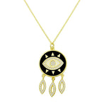 Evil Eye Dreamcatcher Necklace - Bansri Mehta Design