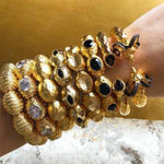 Bedazzle Flexi Bangle Bracelet - Gold - Bansri Mehta Design