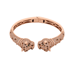 Le Panthera Rosegold Collar Necklace & Bracelet & Earring Set - Bansri Mehta Design